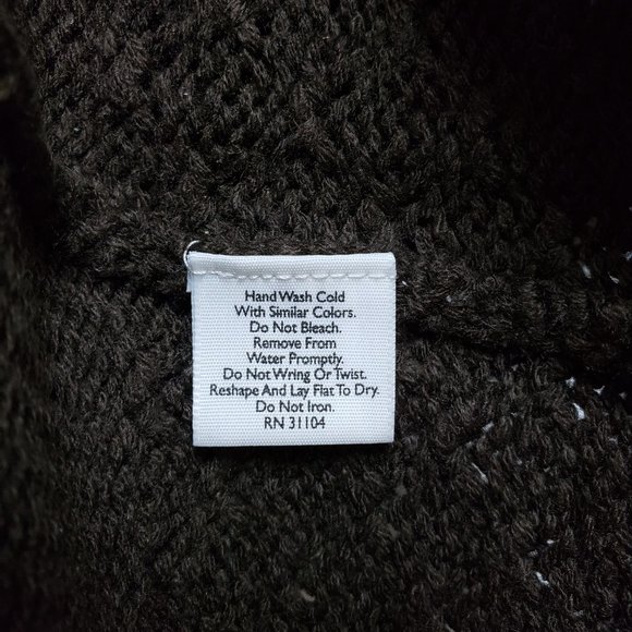 Kim Rogers Women's S Brown Long Sleeve Knit Pull On Sweater - Picture 6 of 6